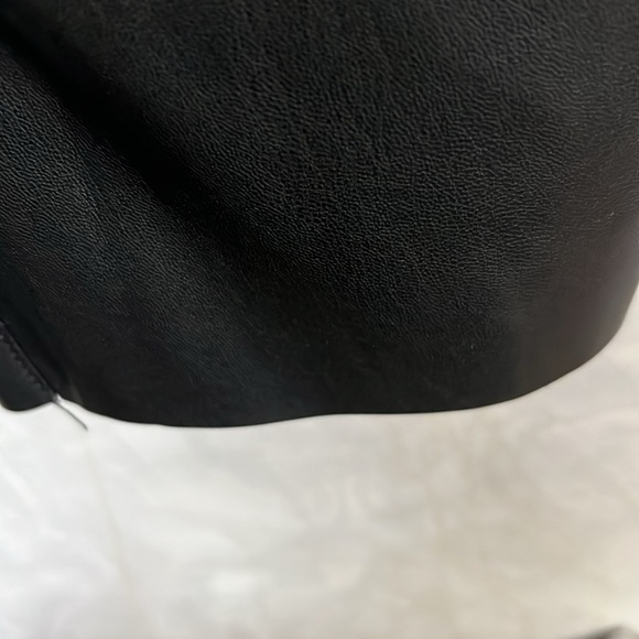 Max Studio Size 14 Black Faux Leather Wide Leg Pants - Picture 5 of 8